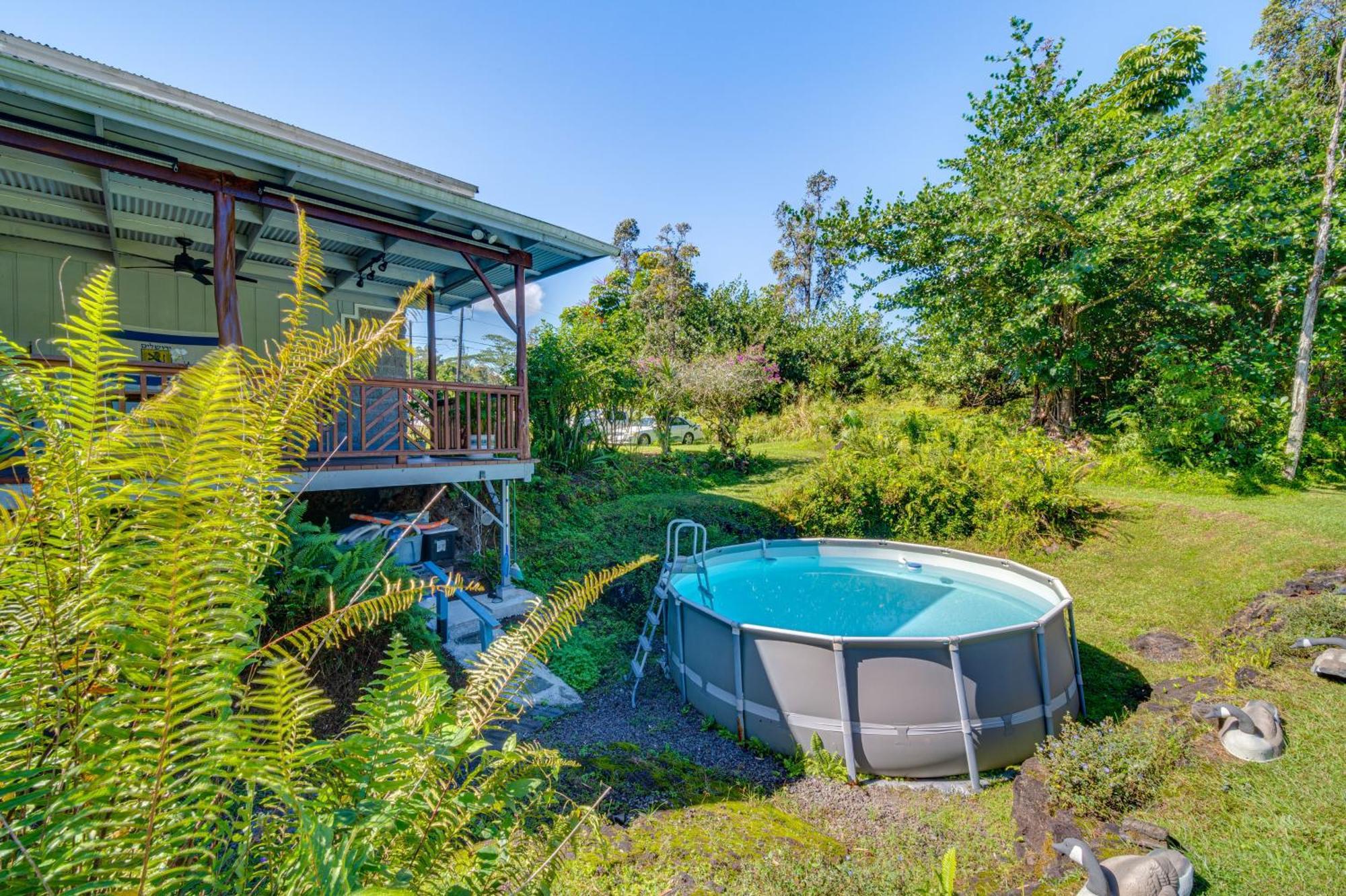 Keaau Apartment On Beautiful Acre With Pool And Deck! Eksteriør billede