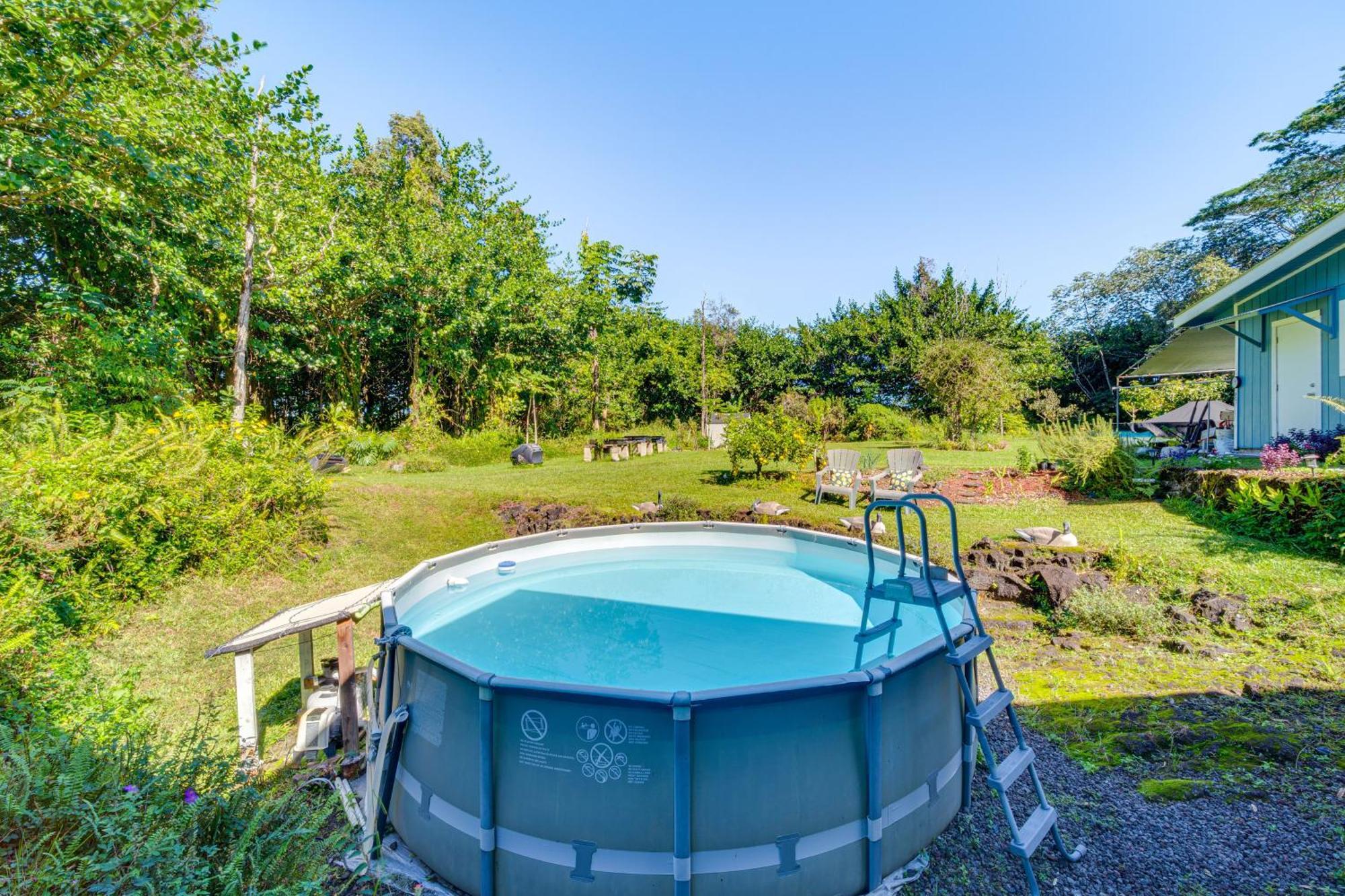 Keaau Apartment On Beautiful Acre With Pool And Deck! Eksteriør billede